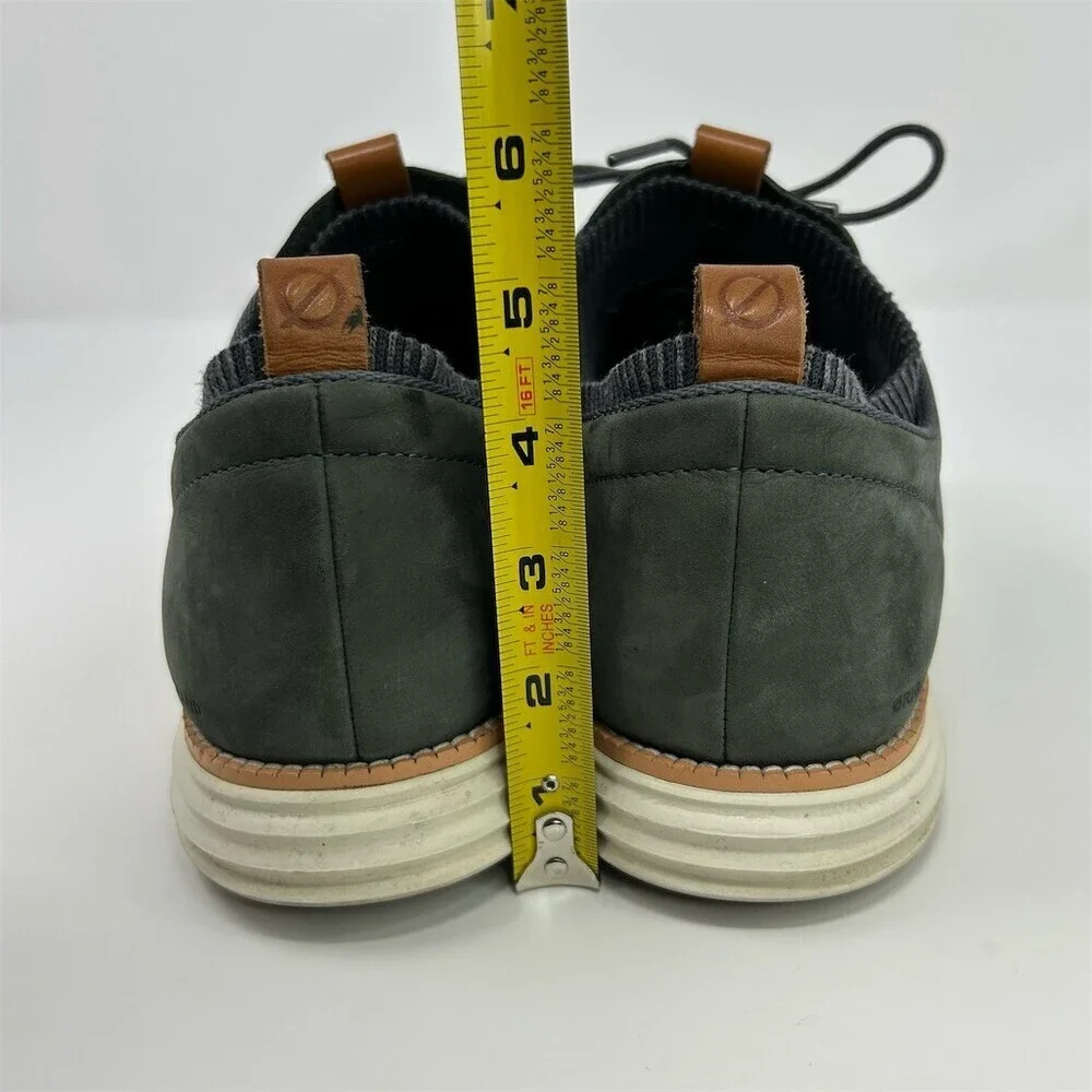 Cole Haan OriginalGrand Stitchlite Plain Toe Oxford Shoes Gray/Green Size 13